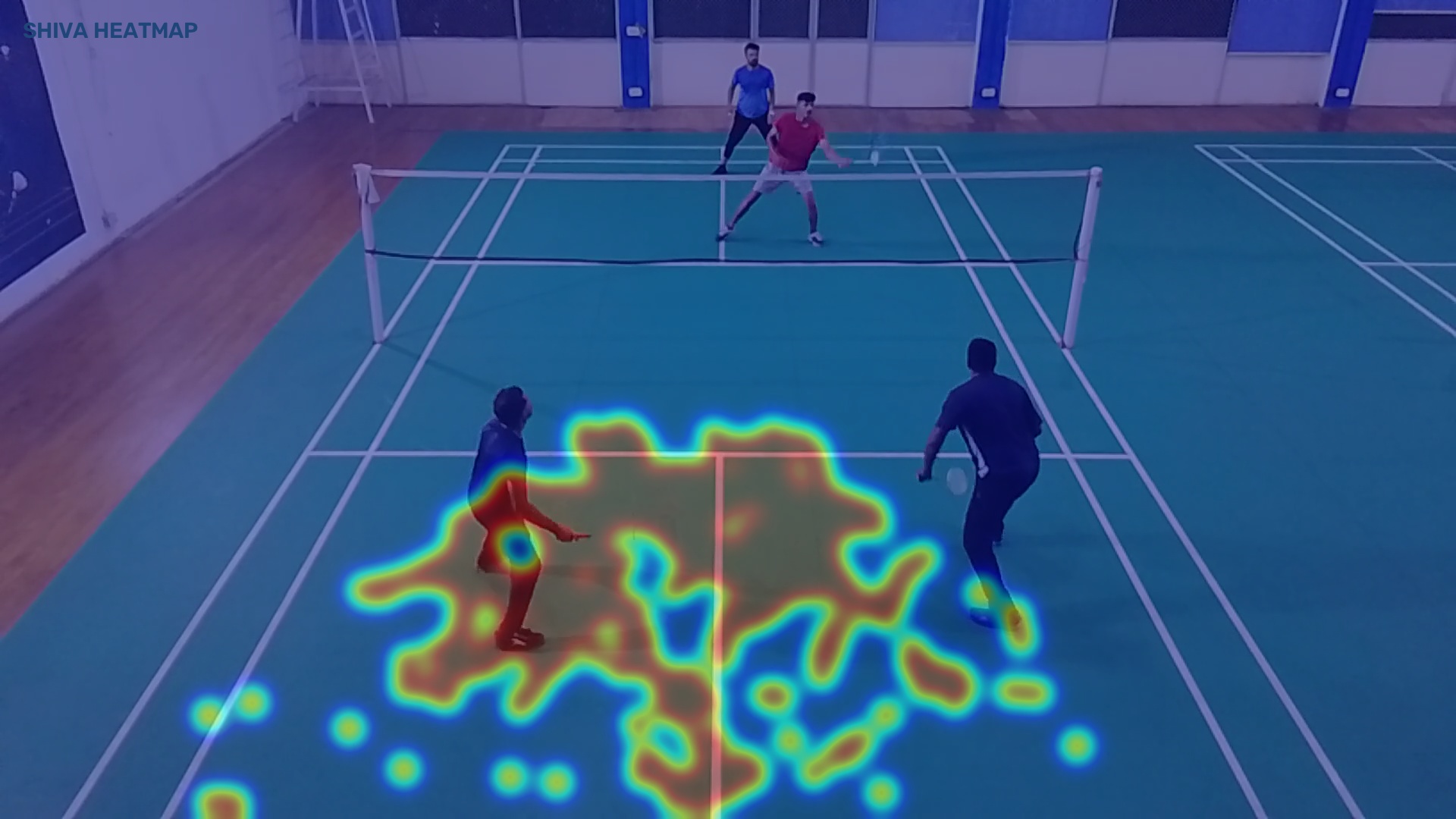 Shiva court heatmap